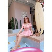 ราคา LILY BLOUSE เสื้อกล้ามแต่งระบาย เสื้อเปิดไหล่ผูกโบว์หน้า เกาะอกน่ารัก (1554438138)