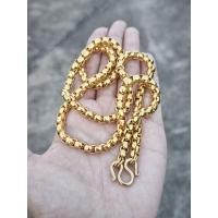 ราคา สร้อยทองผ่าวายทองเลเซอร์สร้อยสเเตนเลสขนาด5บาทเเละ10บาทไม่ลอกดำ (20787980571)