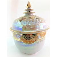 ราคา โถเบญจรงค์ 4 5 6 7 8 9 นิ้ว ขาวมุกลายทอง (4871610390)