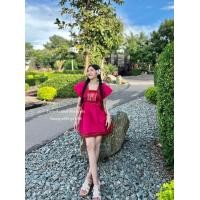 ราคา ชุดดอย ชุดเหนือ ชุดพื้นเมืองผ้าฝ้าย แต่งแถบผ้าทอมือสีแดง อกงานปักมือ สไตล์ดั้งเดิมล้านนา (16240585812)