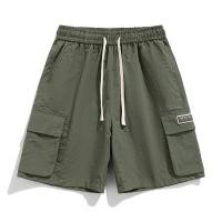 ราคา Shorts Cargo Pants Men Cargo Short Pants Casual Cropped Shorts Drawstring Shorts (19688422013)