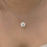 ราคา สร้อยคอ จี้ดอกไม้ จี้ทำจากเปลือกหอยมุก (19642847888)