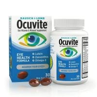 ราคา Bausch Lomb Ocuvite Eye Vitamin Mineral Supplement บำรุงสายตา 30เม็ด (19785861461)
