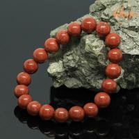 ราคา หินเรดแจสเปอร์ ขนาด 10 มิล Red Jasper กำไลหินมงคล หินแห่งการปกป้องคุ้มครองภัยจากสิ่งไม่ดี หินสี กำไลหิน หินมงคล หินสีแดง by ออมทอง (15565694860)
