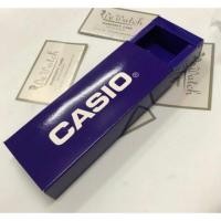 ราคา กล่องนาฬิกา CASIO สีน้ำเงินเข้ม กล่องทรงไม้ขีด กล่องนาฬิกา กล่องกระดาษยของแท้ 100 กล่องนาฬิกา CASIO ของแท้ 100 (19037765530)