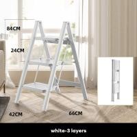 ราคา XINLANYASHE บันไดพับ บันไดพับ บันไดพับหนา บันไดอเนกประสงค์ บันไดยืดไสลด์ สามารถจัดเก็บ 2 3 4 ขั้น บันไดพับ บันได (17362822435)