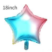 ราคา พร้อมส่ง ลูกโป่งวันเกิด ลูกโป่งฟอยล์ ลูกโป่งดาว 5 แฉก ขนาด 18 นิ้ว (20416543213)