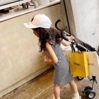 ราคา DOCUT ชุดเด็กหญิงสีดำและสีขาวลายแขนยาวเสื้อยืดส่วนยาวเด็กทารกเสื้อ (17301359462)