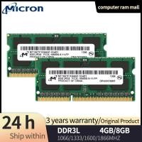 ราคา แรม DDR3L ไมครอน4GB 8GB 1066 1333 1600MHz DDR3 204PIN SO DIMM PC3L 8500 10600 12800 14900 1 35V หน่วยความจำแล็ปท็อป SODIMM (19651974117)