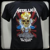 ราคา เสื้อ วง Metallica ผ้า บาง สีดำ (10531926425)