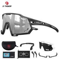 ราคา X TIGER แว่นตาปั่นจักรยานกีฬา Polarized ผู้ชายแว่นกันแดดเปลี่ยนสีได้จักรยานเสือภูเขาแว่นตาผู้หญิงจักรยานปั่นบนถนนแว่นตา 3เลนส์ (9024635390)