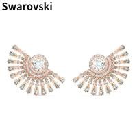 ราคา สวารอฟสกี้ออสเตรียคริสตัลเต้นหัวใจรูปพัดลมต่างหูสตั๊ดเงินแท้ 925 Swarovski Austrian Crystal Beating Heart Fan Shaped Female Stud Earrings 5558190 925 Sterling Silver Stud Earrings (16134275768)