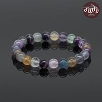 ราคา อาเป่า หินฟลูออไรท์ Fluorite เกรด Premium ขนาด 8 มิล คัดหิน หินหยั่งรู้ หินแก้ปวด กำไลหินสี กำไลหินนำโชค หินสีม่วง หินสีเขียว หินฟลูออไรด์ (21027208851)