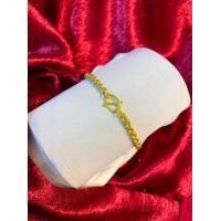 ราคา สร้อยข้อมือ 2 สลึง ทองเหลืองแท้ (20185677226)
