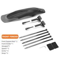 ราคา WEST BIKING 2โครงเหล็กของจักรยานเสือภูเขาชุดแผ่นกันโคลน22 24นิ้ว MTB อุปกรณ์แต่งจักรยาน Fender ขี่จักรยานปีกยางกันโคลนจักรยานเสือภูเขา Fender (19842345729)