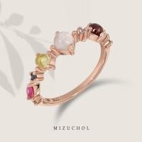 ราคา Mizuchol แหวนนพเก้า เงินแท้ พลอยแท้ เพชรแท้ Nine Lucky Gems Ring Series Hope (9441571782)