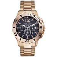ราคา Nautica N27524G นาฬิกา Nautica ผู้ชายสาย Stainless ของแท้ สินค้าใหม่ รับประกัน 1 ปี 12 24HR (144182)