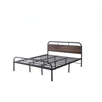 ราคา Global House TRUFFLE เตียงนอนเหล็ก รุ่น HILTON 03 ขนาด 6 ฟุต สีดำ รับประกันของเเท้ (20537040831)