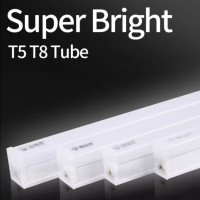 ราคา หลอด Led Light T5 T8 Super แสงสว่างจ้าสำหรับโคมไฟห้องนั่งเล่น Led 220V ไฟสำหรับเพดาน30 50 60ซม 10W 20W หลอดฟลูออเรสเซนต์ Led หลอด (9189782256)