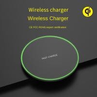 ราคา Ultra thin circular QI15W wireless charger gift wholesale suitable for Apple Huawei 10W desktop mobile phone wireless charging (20406602317)