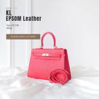ราคา กระเป๋าหนังแฟชั่นสะพายข้าง KL Epsom 25 CM หนังแท้ (12188075918)