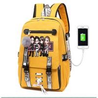 ราคา Blackpink กระเป๋าเป้สะพายหลังสำหรับสาวผู้หญิงกระเป๋า USB ชาร์จกระเป๋านักเรียน BLACKPINK Lisa Jisoo เจนนี่โรสสบายๆกระเป๋ากระเป๋าถือของขวัญวันเกิดสำหรับสาวๆโรงเรียนมัธยมนักเรียน (16090472218)