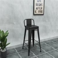 ราคา เก้าอี้บาร์ loft style bar chairs เก้าอี้สตูล วางซ้อนได้ เก้าอี้เหล็ก เก้าอี้บาร์เหล็ก เก้าอี้คาเฟ่ โฮมฮัก ทรงสูง มีพนักพิง มีหลายสีให้เลือก เก้าอี้บาร์เหล็ก รับน้ำหนัก150kG (20681544671)