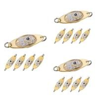 ราคา 5 Pcs Mini Fishing Lure Light LED Deep Drop Underwater Eye Shape Fishing Bait Luminous Lure Fishing Light (18810421200)