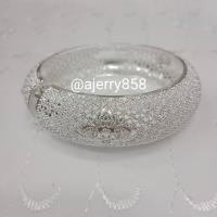 ราคา กำไลข้อมือลายฉลุ ชุบทอง เงิน เงินรมดำ กำไลล้านนา เจ้านาง กำไลนางรำ กำไลเจ้าสาว กำไลชุดไทย สินค้าพร้อมส่งจากประเทศไทย (19501041828)