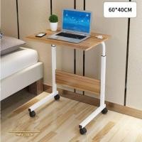 ราคา Cat โต๊ะคอม โต๊ะคอมข้างเตียง โต๊ะวางโน้ตบุ๊ก โต๊ะทำงาน โต๊ะวางของอเนกประสงค์ ปรับระดับได เครื่อนย้ายได้ ปรับระดับได้70 90cm (11513744818)