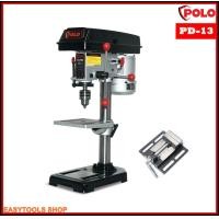 ราคา POLO รุ่น PD 13 สว่านแท่น สว่านแท่นไฟฟ้า 13 มม 1 2 250W เจาะลึกได้ 50 มิล ฟรี ปากกาจับชิ้นงาน งานประเภท โลหะ ไม้ พลาสติก มีความแม่นยำสูง (2398296136)