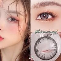 ราคา COD คอนแทคเลนส์พริตตี้ดอล Pretty doll Contact Lens รุ่น Chimmer ค่าสาย ปกติ สี Graybrown 0 00 6 00 (16784485229)