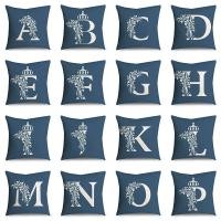 ราคา การออกแบบตัวอักษรภาษาอังกฤษสีเขียวเข้มปลอกหมอนอิงปลอกหมอนโซฟาปลอกหมอน 45 ซม x 45 ซม (7429631519)