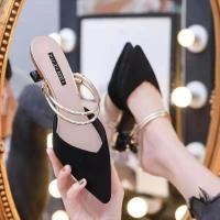 ราคา VogueBible รองเท้าผู้หญิง รองเท้าส้นสูง รองเท้าเเตะ 2021 ใหม่ 113018 (11300150388)