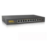 ราคา All Gigabit OOSSXX 8 Port Gigabit PoE Switch 2 Uplink 1 SFP Port 150W 1000Mbps Unmanaged POE Network Switches Built in Power Fanless Sturdy Metal Traffic Optimization Plug Play Desktop 10 11 (10903296