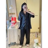 ราคา ชุดนอนไซล์ใหญ่ ผ้าซานติน สีพื้น ชุกนอนซาตินพลัสไซล์ อก52นิ้ว ผ้าเย็นสบาย (17460463793)