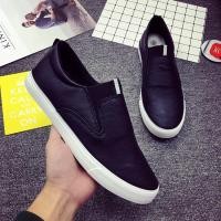 ราคา รองเท้าสีขาวผู้ชายรองเท้าลำลองสไตล์อังกฤษข้อสั้นแนวเกาหลีรองเท้าผู้ชายสีขาวสำหรับฤดูใบไม้ร่วงแบบหนังกันน้ำรองเท้าโลฟเฟอร์สวมง่าย (16932645809)