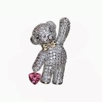 ราคา IMAGIEเข็มกลัดหมีหิ้วกระเป๋าหลายสี (18474609146)