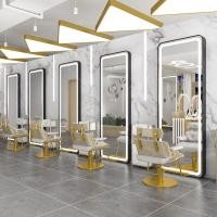 ราคา กระจกร้านเสริมสวย มีไฟLED เปิด ปิดระบบสัมผัส กระจกมีไฟ กระจก LED สีทอง สีดำ กระจกไฟสีขาว กระจกแขวน กระจกไฟ ร้านเสริมสวย ร้านตัดผม (15604174107)