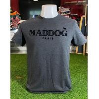 ราคา เสื้อยืดเเขนสั้นmaddog แท้100 ทรงตรงใส่ได้ผู้ชายและผู้หญิง คละลาย (12501446718)