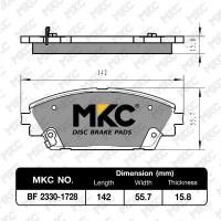 ราคา ผ้าเบรคหน้า หลัง MAZDA 3 มาสด้า 3 BKBLBMBN ทุกรุ่น 2004 2018 FORD FOCUS ฟอร์ด โฟกัส 2005 18 ผ้าเบรค MKC mazda3 มาสด้า3 (15093307745)