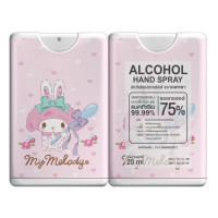 ราคา สินค้ามาใหม่ สเปรย์แอลกอฮอล์ 20 มล พร้อมสายคล้อง ลายการ์ตูน 15 ลาย คละกลิ่นน้ำหอม (17460029014)