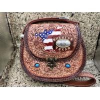 ราคา กระเป๋าสะพายข้าง ทรงแตงโม 9x8นิ้ว หนังแท้ งานทำมือ ลายกัญชา ลายดุน ลายดอกไม้ ธงชาติอเมริกา ประดับเหรียญ คาราบาว คาวบอย งานตอกมือ แกะลาย ทำจากหนังแท้ หนังฟอกฝาด สีน้ำตาล สีดำ กระเป๋าสะพายหนังแท้ หนังวั