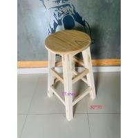 ราคา TT shop เก้าอี้บาร์ งานดิบ บาร์กลม 30 30 สูง70 เก้าอี้กลมไม้สัก เก้าอี้ไม้สัก เฟอร์นิเจอร์ไม้สัก (8940722639)