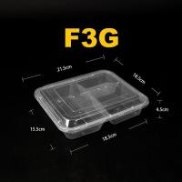 ราคา กล่องใส่อาหารพลาสติก 3 4 5 ช่อง แพ็ค50ชุด กล่องอาหาร กล่องข้าว กล่องใส่ไมโครเวฟ กล่องสีดำ สีใส (20151711831)