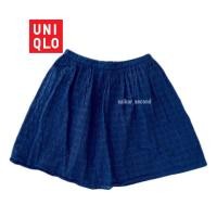 ราคา Uniqlo กระโปรงลายลูกไม้ กระโปรงยูนิโคล่มือสอง กระโปรงสั้น กระโปรงสีน้ำเงิน กระโปรงแบรนด์ญี่ปุ่น (14050381183)