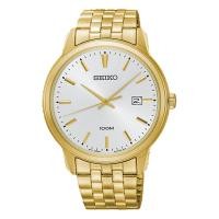 ราคา นาฬิกาผู้ชาย SEIKO Classic รุ่น SUR สีทอง สองกษัตริย์ เงิน Quartz Mens Watch ประกัน 1 ปี (11926511342)