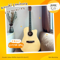 ราคา Kazuki กีตาร์โปร่ง 41 Laminate รุ่น SD LITE 41C คอเว้า (20834559363)