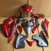 ราคา ชุดสี wave110i สีแดงเทา เฟรมรถ เวฟ110i 2012 ชุดสี ตามรูป ยกชุด15ชิ้น (16463291654)