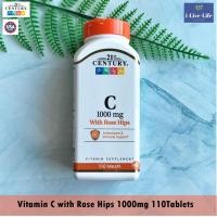 ราคา ทเวนตี้เฟิร์ส เซนจูรี่ วิตามินซี และผลกุหลาบป่า Vitamin C with Rose Hips 1000 mg 110 Tablets 21st Century (9184392543)